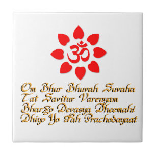 Om-symbol Kakelplatta