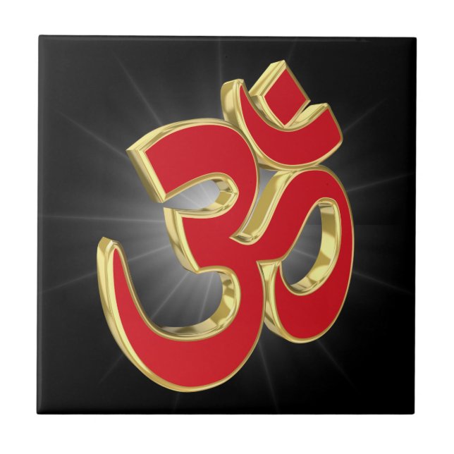 Om-symbol Kakelplatta (Framsidan)