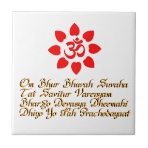 Om-symbol Kakelplatta