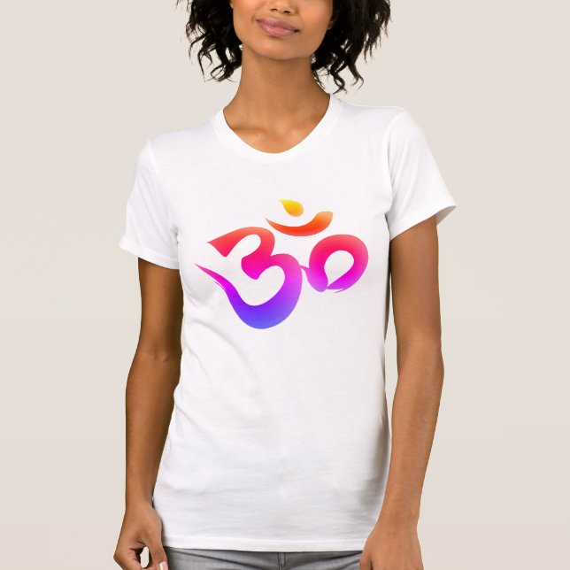 Om Symbol Ljusa färger Women's Tee (Framsida)
