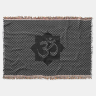 OM Symbol Lotus Spirituality Yoga Carbon Stil Mysfilt