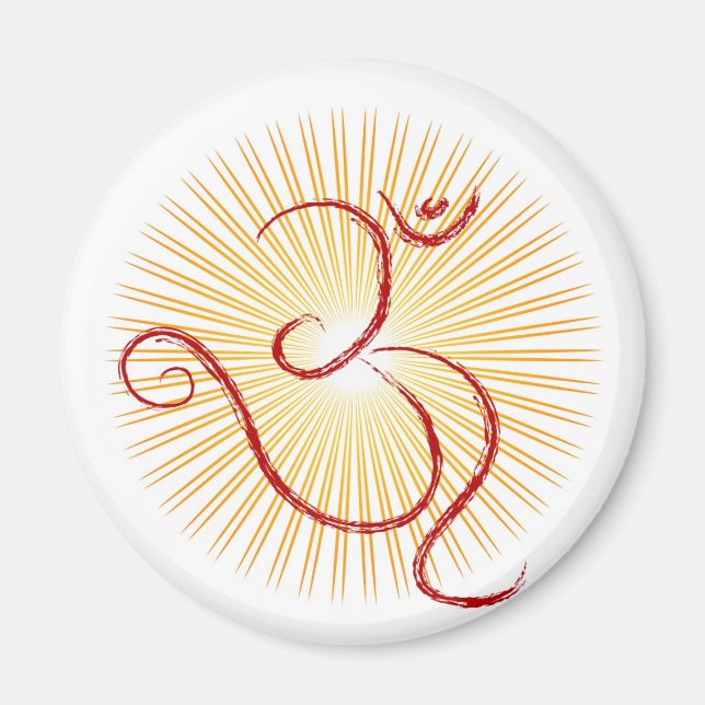 OM-symbol - Magnet (Framsidan)