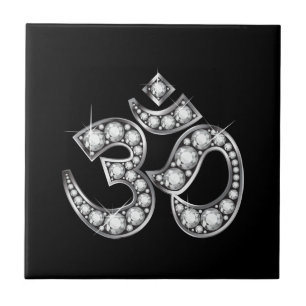 Om symbol med "Diamond"-stoner Kakelplatta