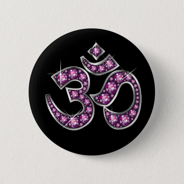 Om symbol med "Garnet"-stenar Knapp (Framsida)