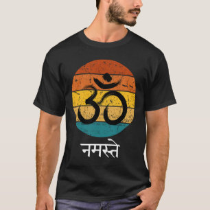 Om-symbol Namaste Ohm Hindu Zen Tantra Yoga Andlig T Shirt