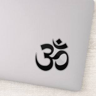 Om Symbol Ohm Yoga Andlig Buddhism Klistermärken