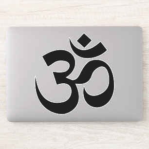 Om Symbol Ohm Yoga Andlig Buddhism Klistermärken