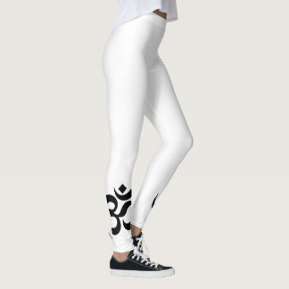 Om Symbol Ohm Yoga Andlig Buddhism Leggings