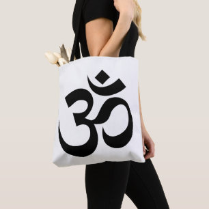 Om Symbol Ohm Yoga Andlig Buddhism Tygkasse
