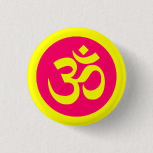 Om symbol på Gult- och Rosa-märke Knapp