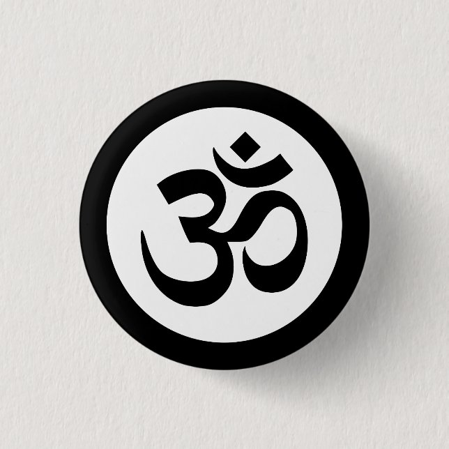 Om symbol på svartvitt märke knapp (Framsida)