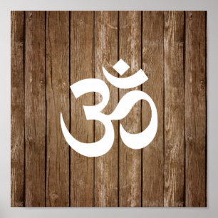 Om symbol Poster