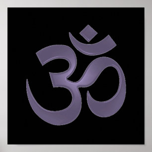 Om symbol Poster