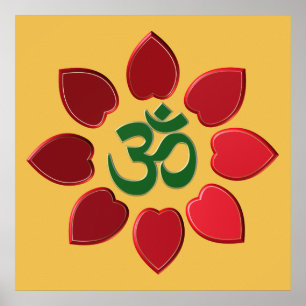 Om-symbol Poster