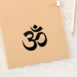 Om Symbol Sanskrit-skript Skriva Klistermärken