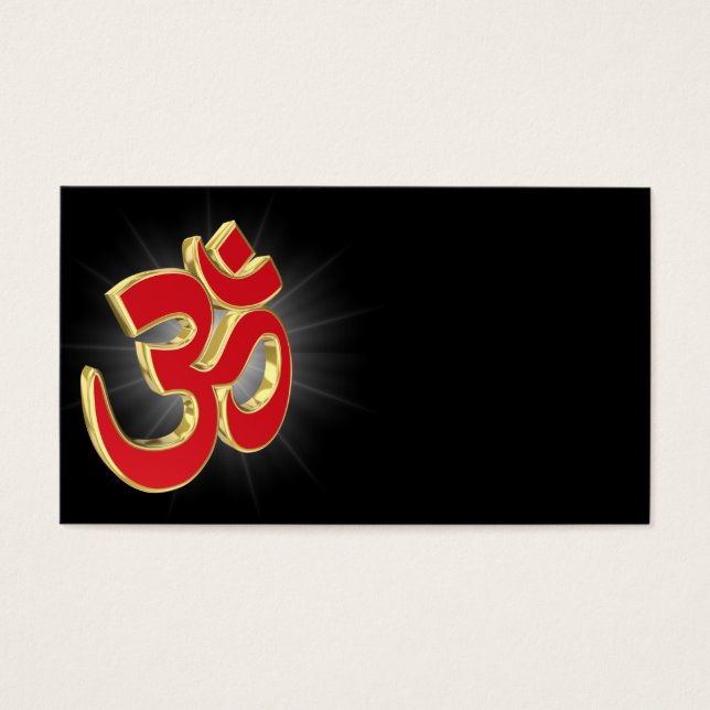 Om-symbol Visitkort (Framsidan)