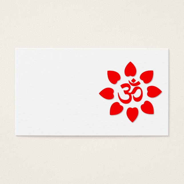 Om-symbol Visitkort (Framsidan)