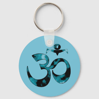 Om-symbol - Yoga Keychain Nyckelring