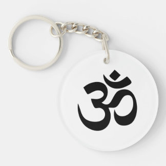 Om-symbolakryl Keychain