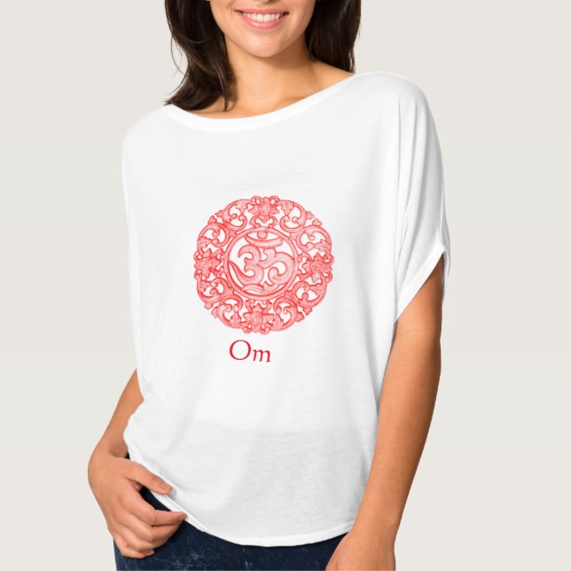 Om-symboldesign T Shirt (Framsida)