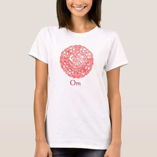 Om-symboldesign T Shirt (Framsida)