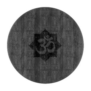 OM-symbolen Lotus Spirituality in Carbon Fiber Sti