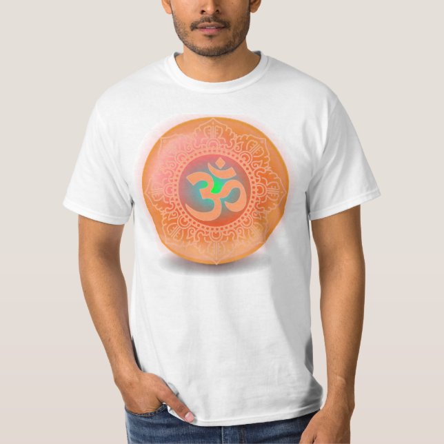 Om-symbolskjorta T-shirt (Framsida)