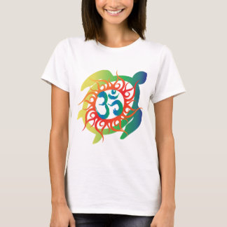 Om-Tatto-Vibrerande-Sköldpadda T Shirt