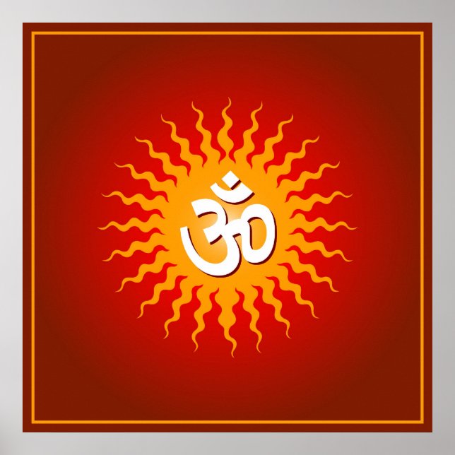 Om-tecken Poster (Framsidan)