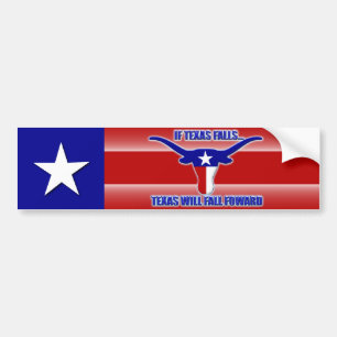 Om Texas Falls, kommer Texas framåt Bildekal