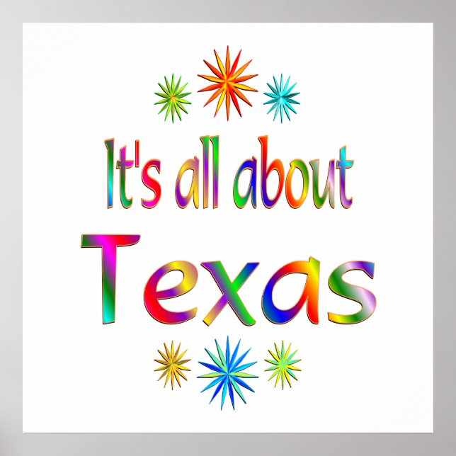 Om Texas Poster (Framsidan)
