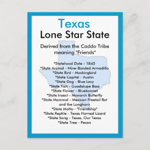 Om Texas Vykort