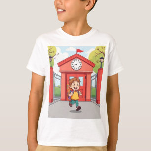 Om tid och Redo - Back to school Kids T-Shirt