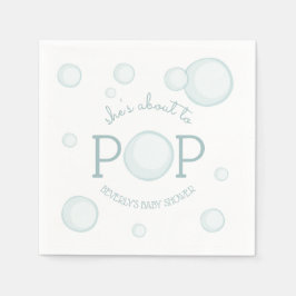 Om till popup Bubbles Baby Shower Pappersservett