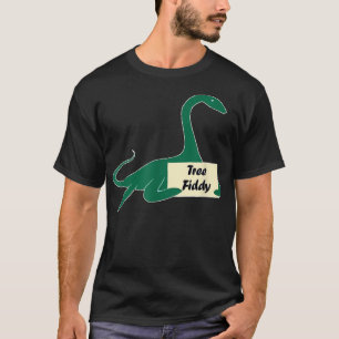 Om Träd Fiddy Funny Loch Ness Monster Tee 3 