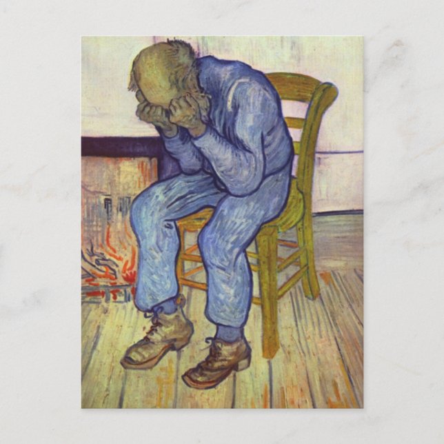 om tröskelvärdet för Internet - Vincent Van Gogh Vykort (Framsida)