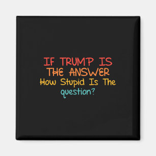 Om Trump är svaret, hur dum är frågan Magnet