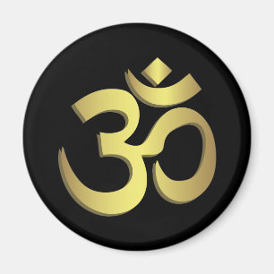 Om ( um ) symbolen Namaste yoga Magnet