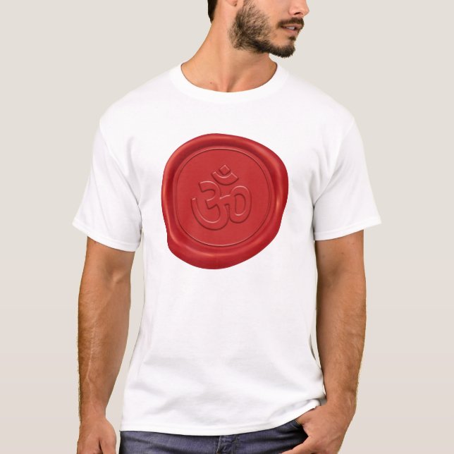 Om undertecknar vaxen förseglar tee shirt (Framsida)