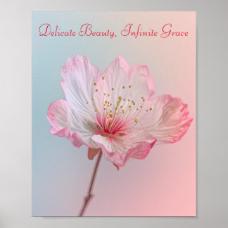 om Vår: Blommar Elegance of Cherry Poster
