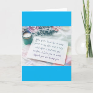 OM VÅR BRÖLLOPSDAG-KÄRLEK I ETT SPECIELLT KORT FÖR