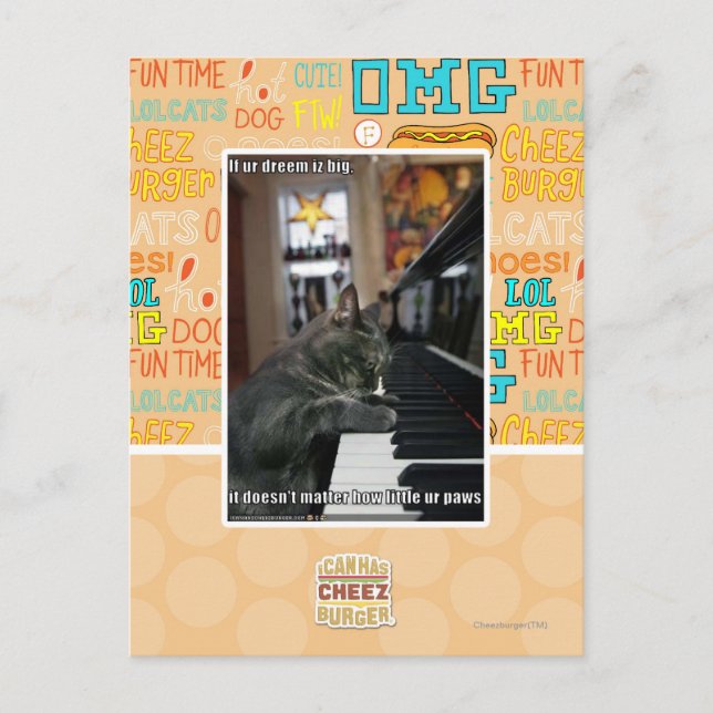 Om vår dröm är stor vykort (Framsida)