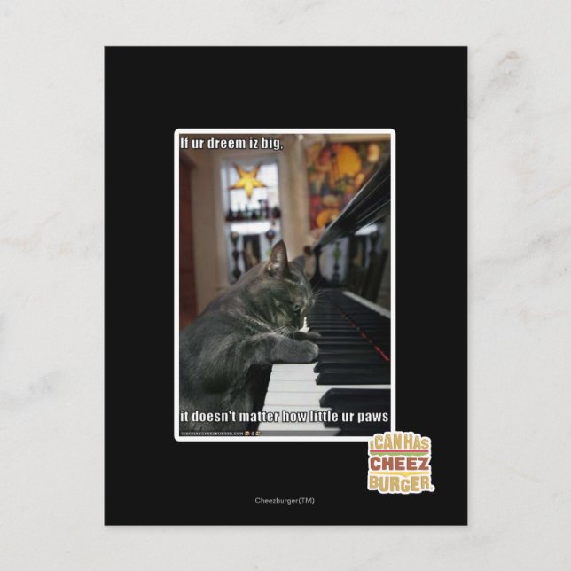 Om vår dröm är stor vykort (Framsida)