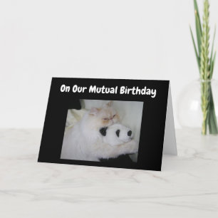 OM VÅR ***ÖMSESIDIG BIRTHDAG*** HUMOR KORT