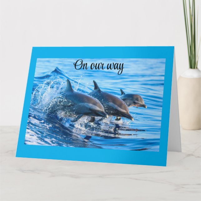 OM VÅRT SÄTT OCH REDO ATT SÄGA *GRATTIS PÅ FÖDELSE KORT (Framsida)