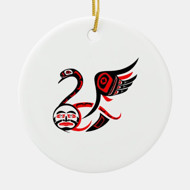 OM VATTEN GRACE JULGRANSPRYDNAD KERAMIK (Framsidan)