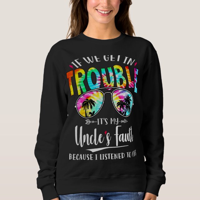 Om vi får problem så är det min morbror... t shirt (Framsida)
