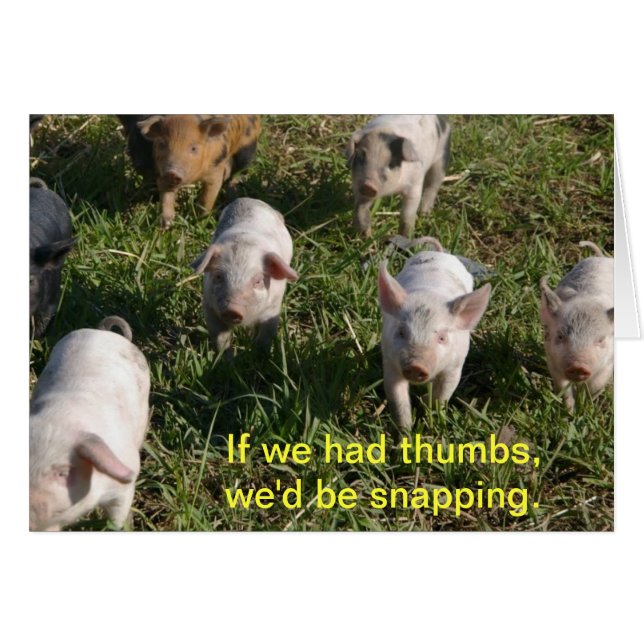 Om vi hade tummen OBS kort (Framsidan Horizontal)