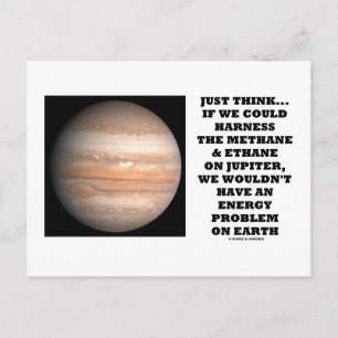 Om vi kunde använda metan och etan Jupiter Energy Vykort