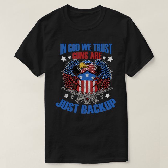 Om vi litar på att vapen bara säkerhetskopierar TS T Shirt (Design framsida)